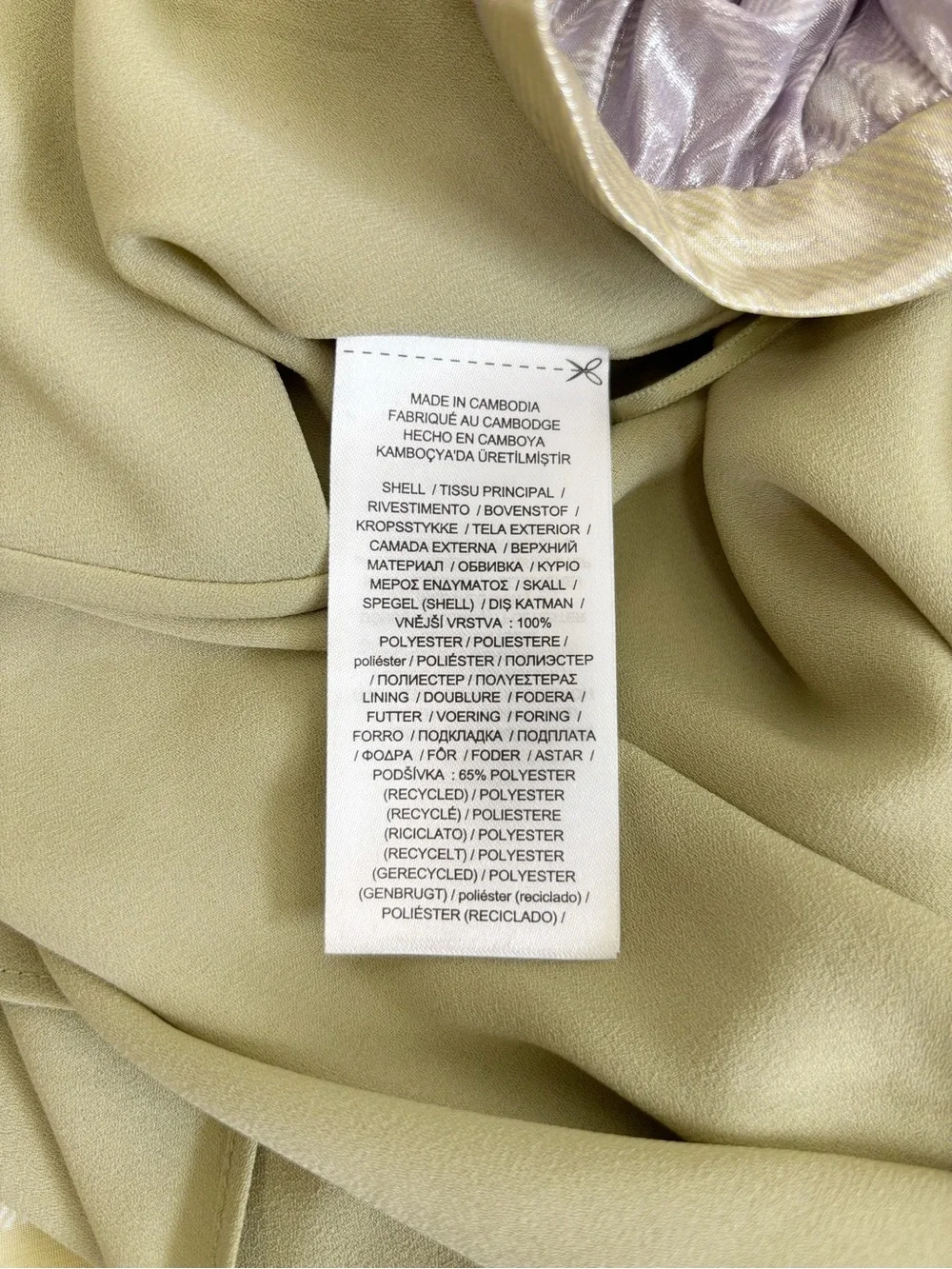 Lauren Ralph Lauren Checked Plaid Pleated Georgette Skirt Size 8